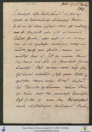 Brief (NL 7/IV B 75).