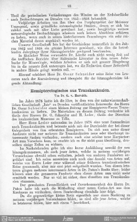 Hemipterologisches aus Transkaukasien