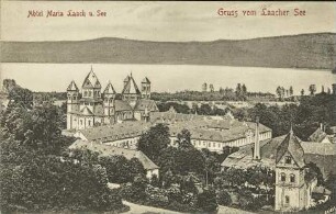 Gruss vom Laacher See - Abtei Maria Laach u. See