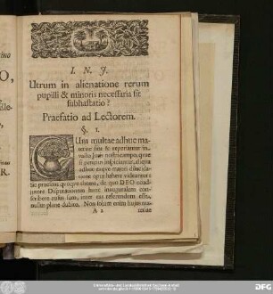 Praefatio ad Lectorem.