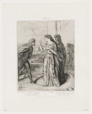 Reprenez done votre gaieté: Cassio..., Blatt 6 der Folge „Othello-Zyklus“