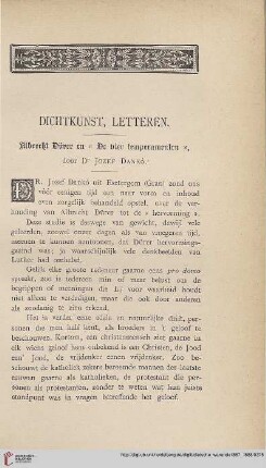 Dichtkunst, Letteren