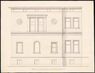 Herrenhaus, Berlin-Lichtenberg Erweiterung: Anbau Vorderfront, Ansicht
