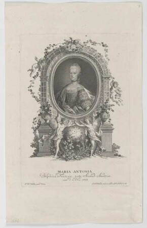 Bildnis der Maria Antonia Delphina Franciae