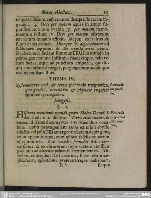 Thesis IV. [Plenitudo magnetica]