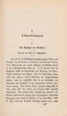 531-557 Die Apologie des Aristides