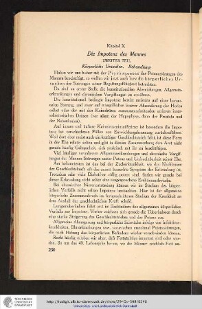 Kapitel 10: Die Impotenz des Mannes: Körperliche Ursachen, Behandlung