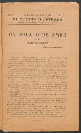 Un relato de amor : Ilustraciónes de Rojas.