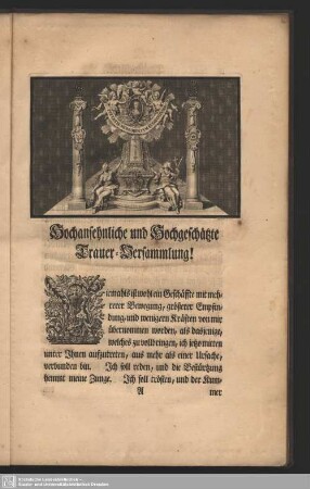 Leichenpredigt : Trauer-Rede