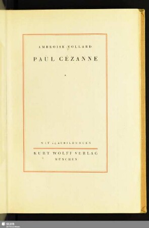 Paul Cézanne : mit 24 Abbildungen