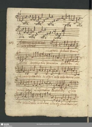 103. Gosswin, A.: Laetatus sum