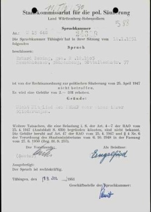 Roming, Erhard