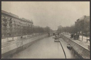 Ansichtskarte Luisenstädtischer Kanal mit Wassertorbrücke