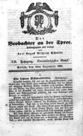 51. Stück, 19. Dezember 1853