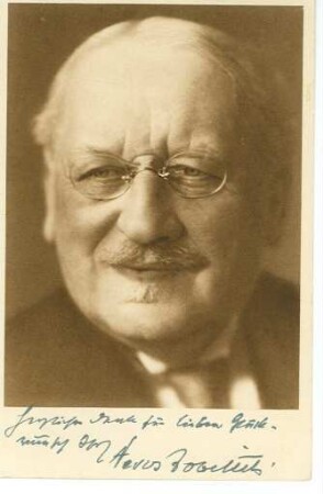 Korrespondenz von Fedor von Zobeltitz an Gustav Diercks