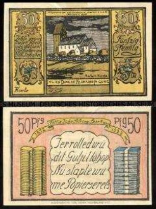 Keitum, Notgeld 50 Pfennig (Serienschein)