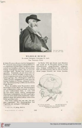 17: Wilhelm Busch : zu seinem siebzigsten Geburtstag (15. April)