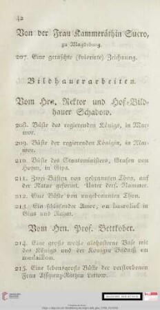 Bildhauerarbeiten