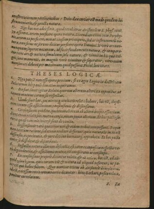 Theses Logicae.
