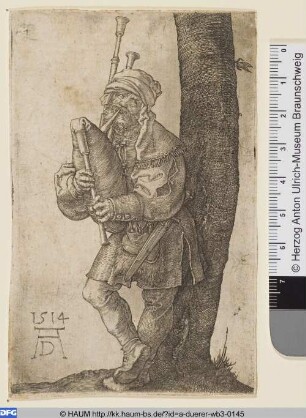 Der Dudelsackpfeifer