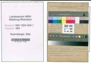 Entnazifizierung Max Nuernberger , geb. 26.11.1916 (Arzt)
