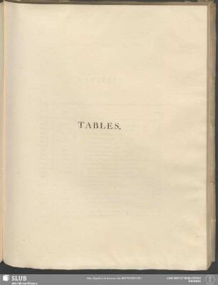 Tables