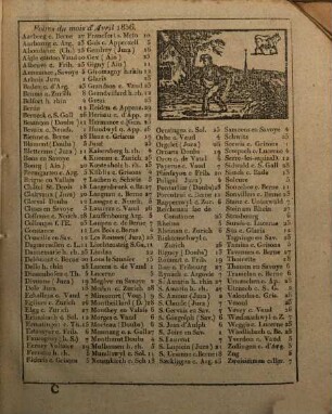 Le véritable messager boiteux de Neuchâtel pour l'an de grace .... 1836