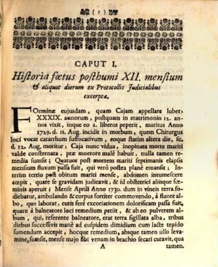 Dissertatio Inauguralis Medico-Forensis De Partu Tredecimestri Legitimo