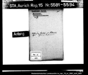 Hausierkonzessionen und -gesuche: Franz Gerlach aus Hilkerode, Bürstenwarenhandel
