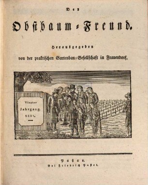 Der Obstbaum-Freund. 4. 1831