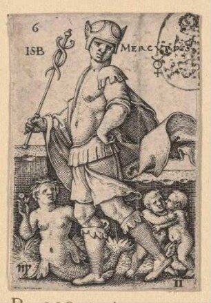 Merkur, aus der Folge: Die sieben Planeten mit den Bildern des Tierkreises