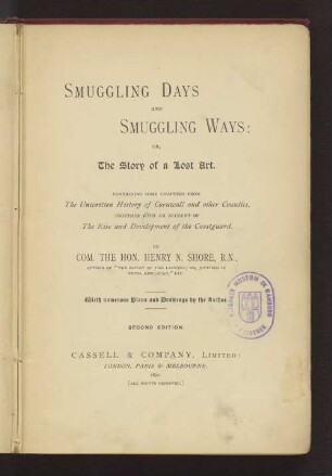 Smuggling days and smuggling ways