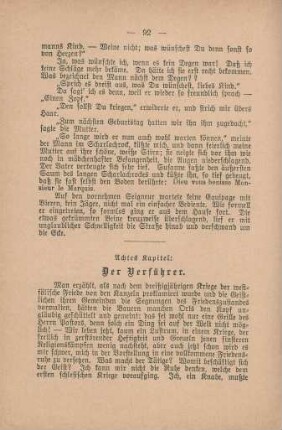 Achtes Kapitel: Der Verführer