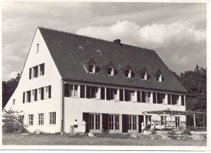 Jugendherberge Rückseite. Detmold. Schirrmannstraße