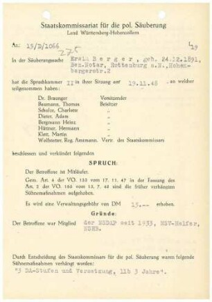 Berger, Erwin