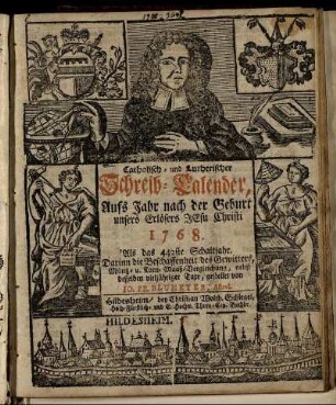 1768: Catholisch- und Lutherischer Schreib-Calender