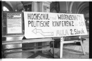 Kleinbildnegative: SEW-Konferenz, Hochschulpolitik, 1980