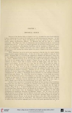 Chapter I: Historical Sketch