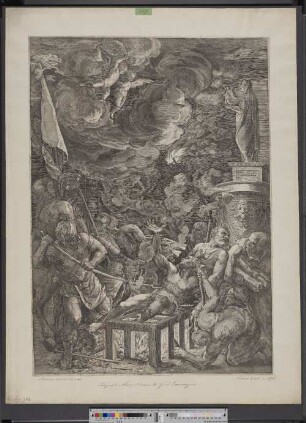 [Das Martyrium des hl. Laurentius]