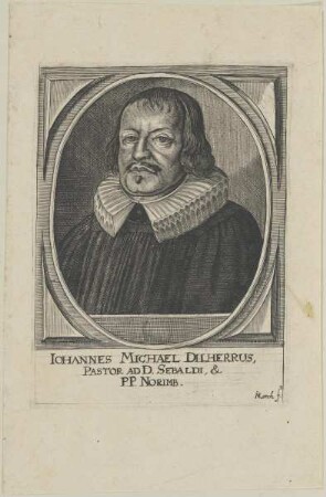Bildnis des Iohannes Michael Dilherrus