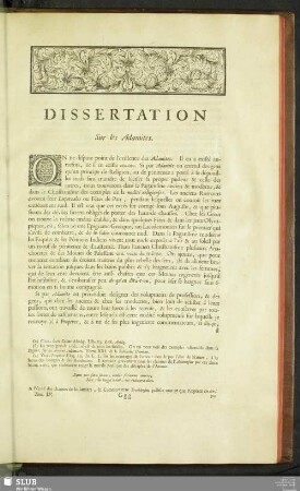 Dissertation Sur les Adamites