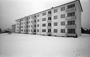Villingen: Übergangswohnheime Frontalansicht