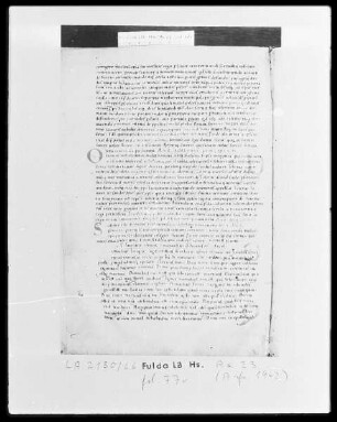 Augustinus, Opera varia — Initiale O und Initiale S, Folio 77 verso