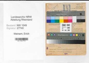 Entnazifizierung Erich Weinem , geb. 01.11.1908 (Bahninspektor)