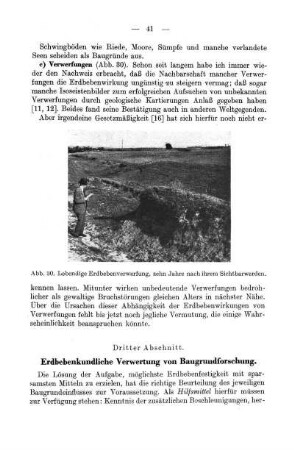 Dritter Abschnitt. Erdbebenkundliche Verwertung von Baugrundforschung