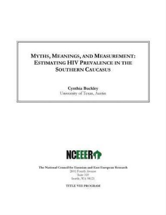 Myths, meanings, and measurement : estimating HIV prevalence in the Southern Caucasus