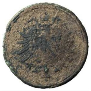 Fundmünze, Pfennig, 1875