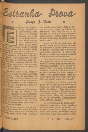 Estranha prova : [Grande novella]