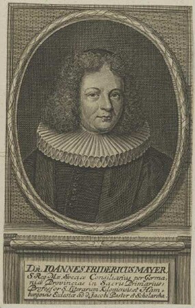 Bildnis des Iohannes Fridericus Mayer