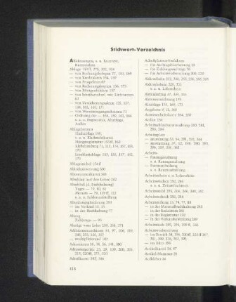 Stichwort-Verzeichnis